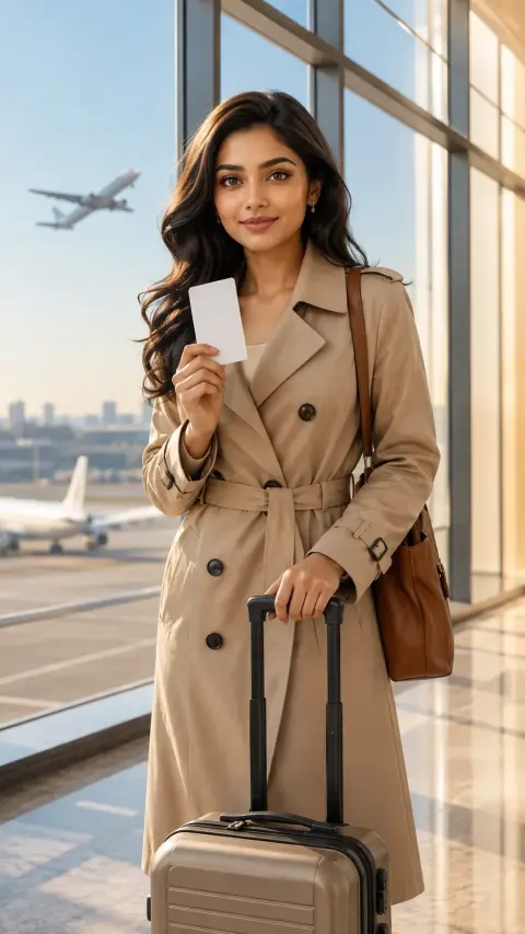 3D Airport Travel Character