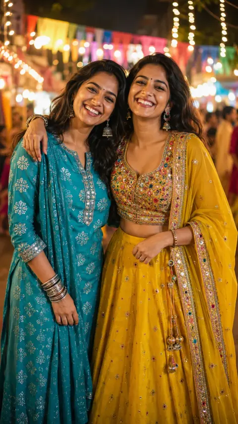 Festival Friends Portrait