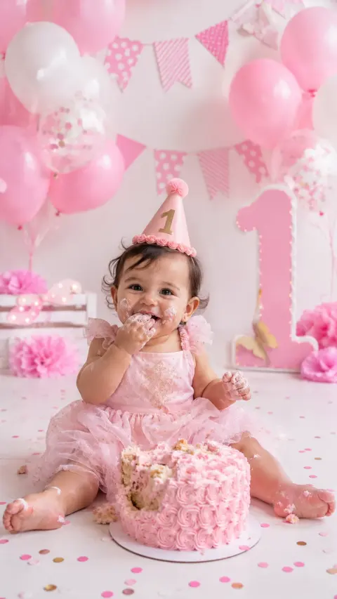 Birthday Baby First Cake Smash