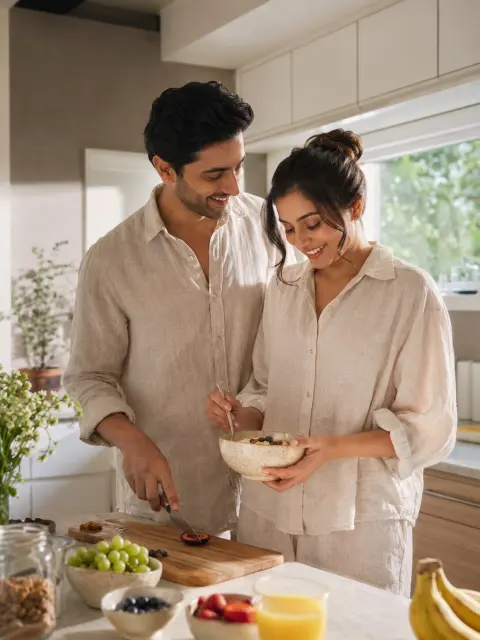 Home Kitchen Couple