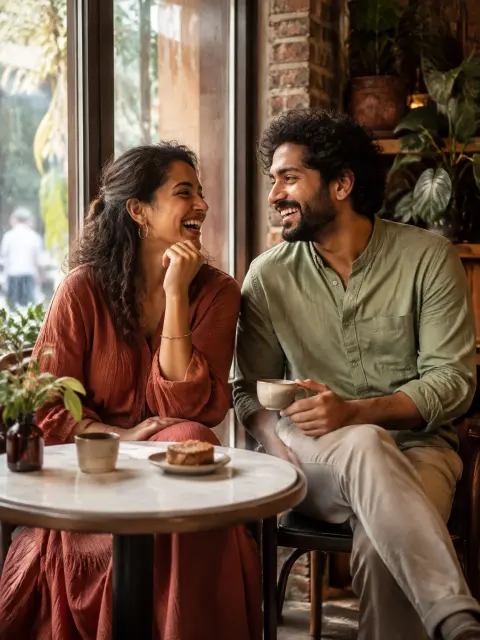 Cafe Window Couple