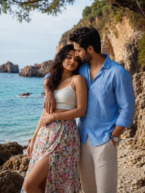 Tropical Cove Couple