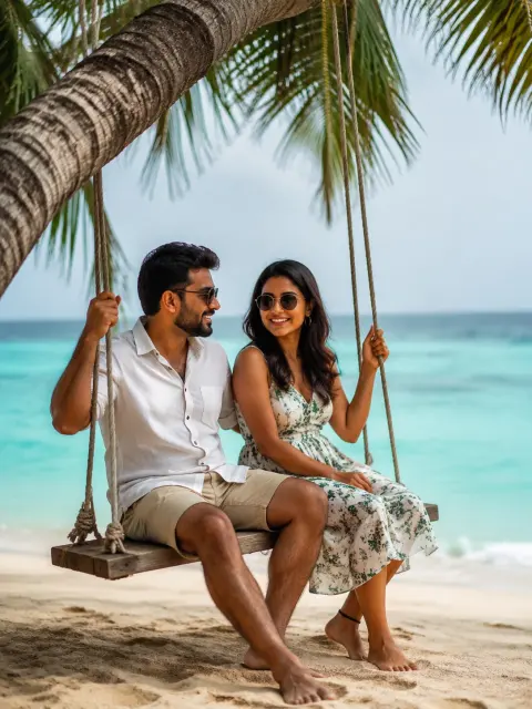 Palm Swing Couple