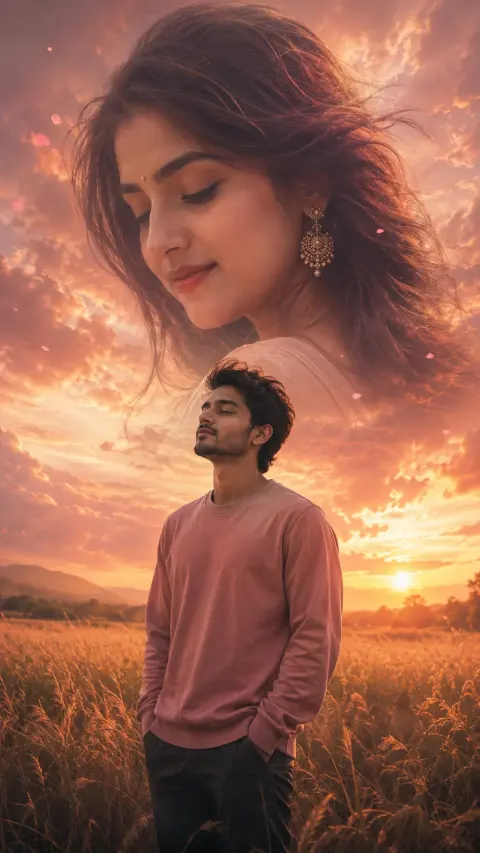 Surreal Sky Romance Poster