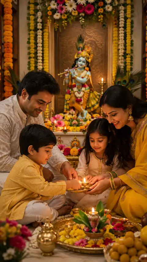 Janmashtami Family Puja
