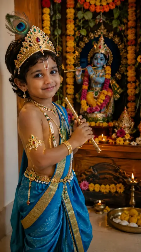 Little Krishna Shrine