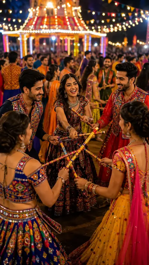 Navratri Kalash Temple Corridor