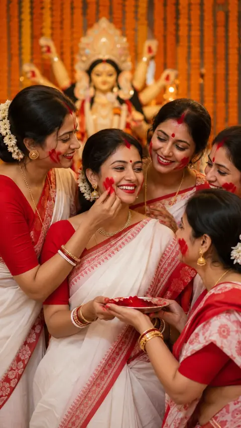 Durga Puja Sindoor Celebration