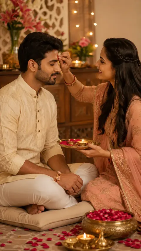 Rakhi Tilak Ritual