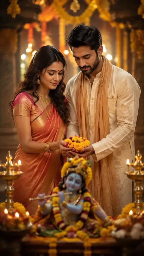 Temple Flower Offering