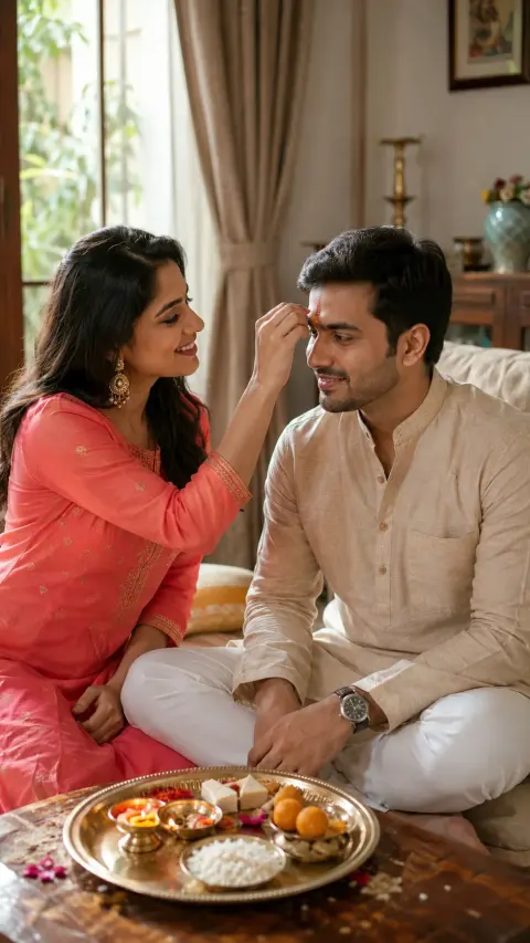 Bhai Dooj Tilak Ceremony