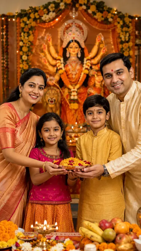 Family Flower Offering
