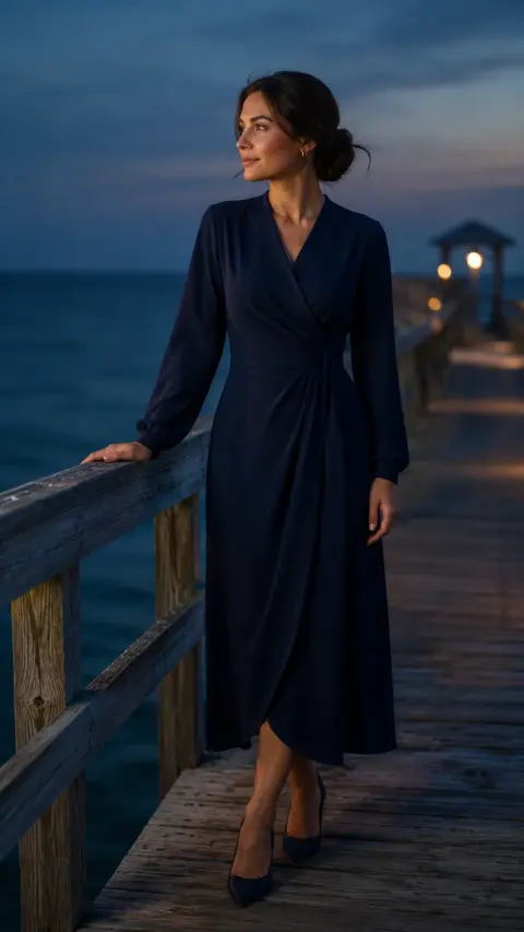 Navy Pier Blue-Hour Portrait