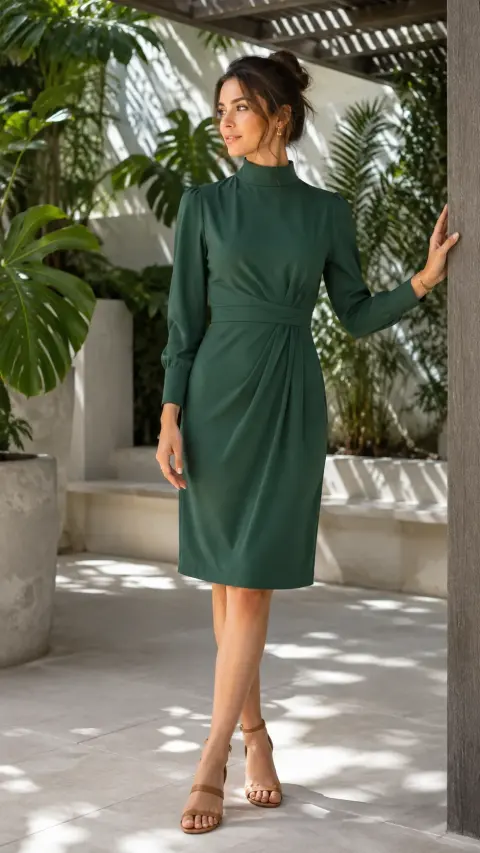 Forest Green Terrace Dress