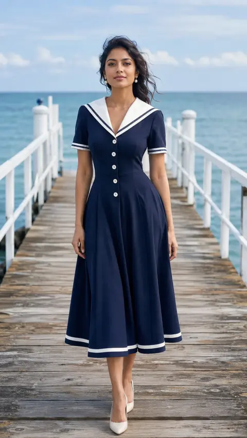Nautical Ocean Pier Editorial