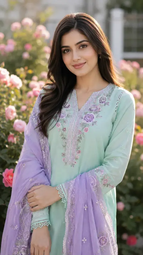 Mint Lawn Garden Portrait
