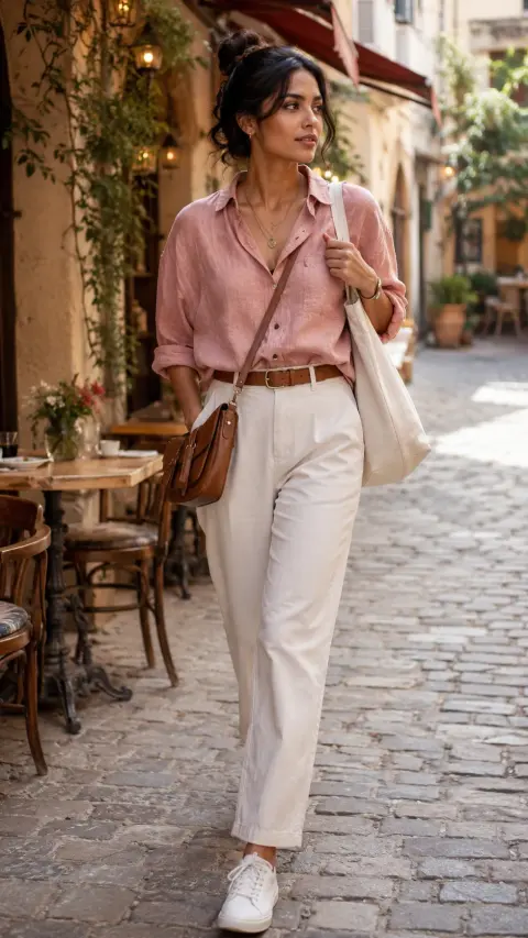 Dusty Pink Old Town Walk