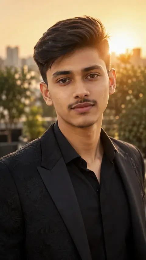 Cinematic Golden Hour Portrait