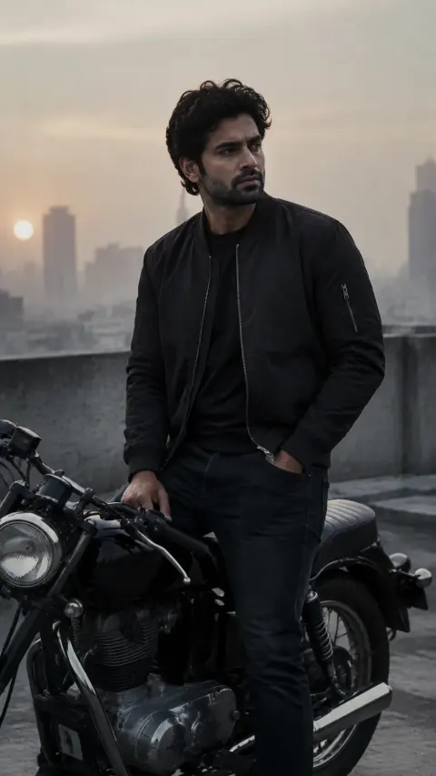 Rooftop Motorcycle Style