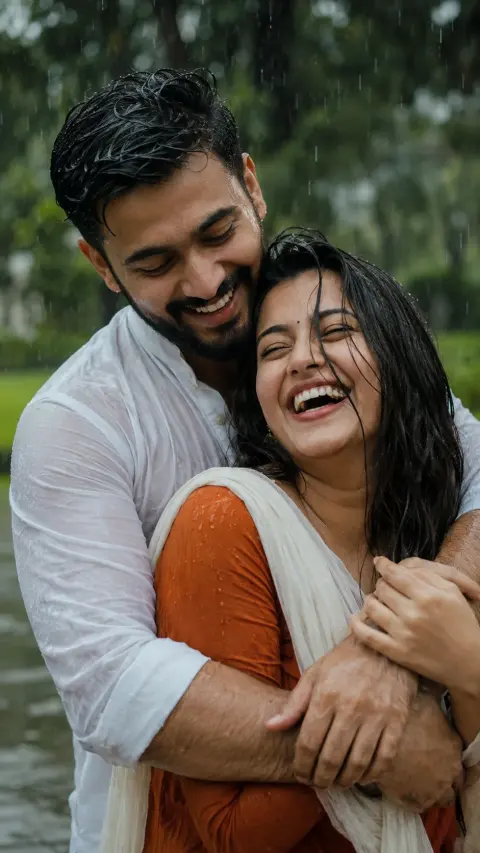 Rainy Laughing Hug